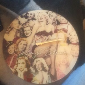 Glass clock vintage collectors